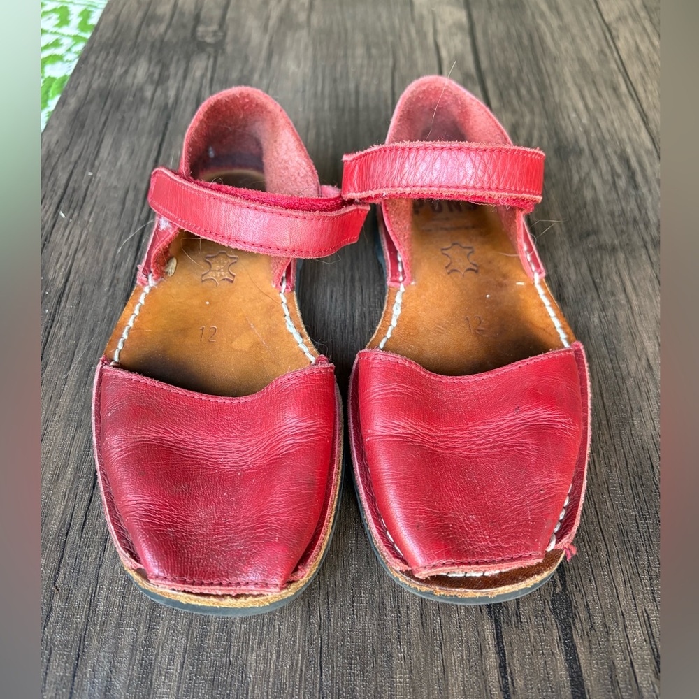 Red Kids Sandals